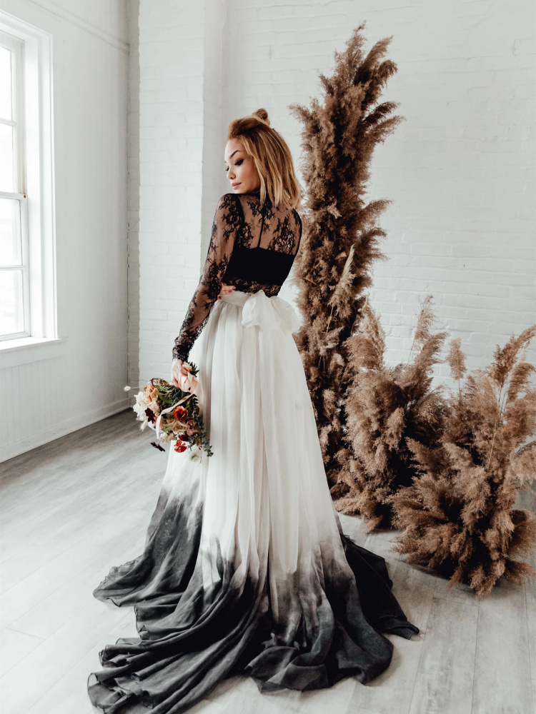 Faded Colors 2 Pieces Photoshoot Skirt/Wedding Skirt