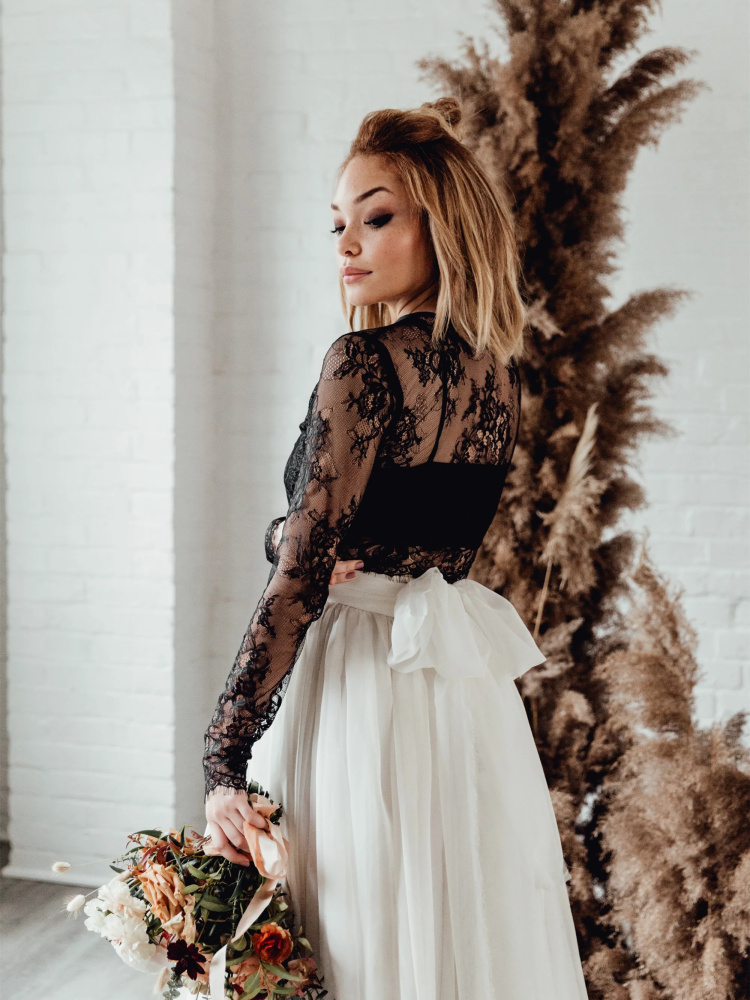 Faded Colors 2 Pieces Photoshoot Skirt/Wedding Skirt