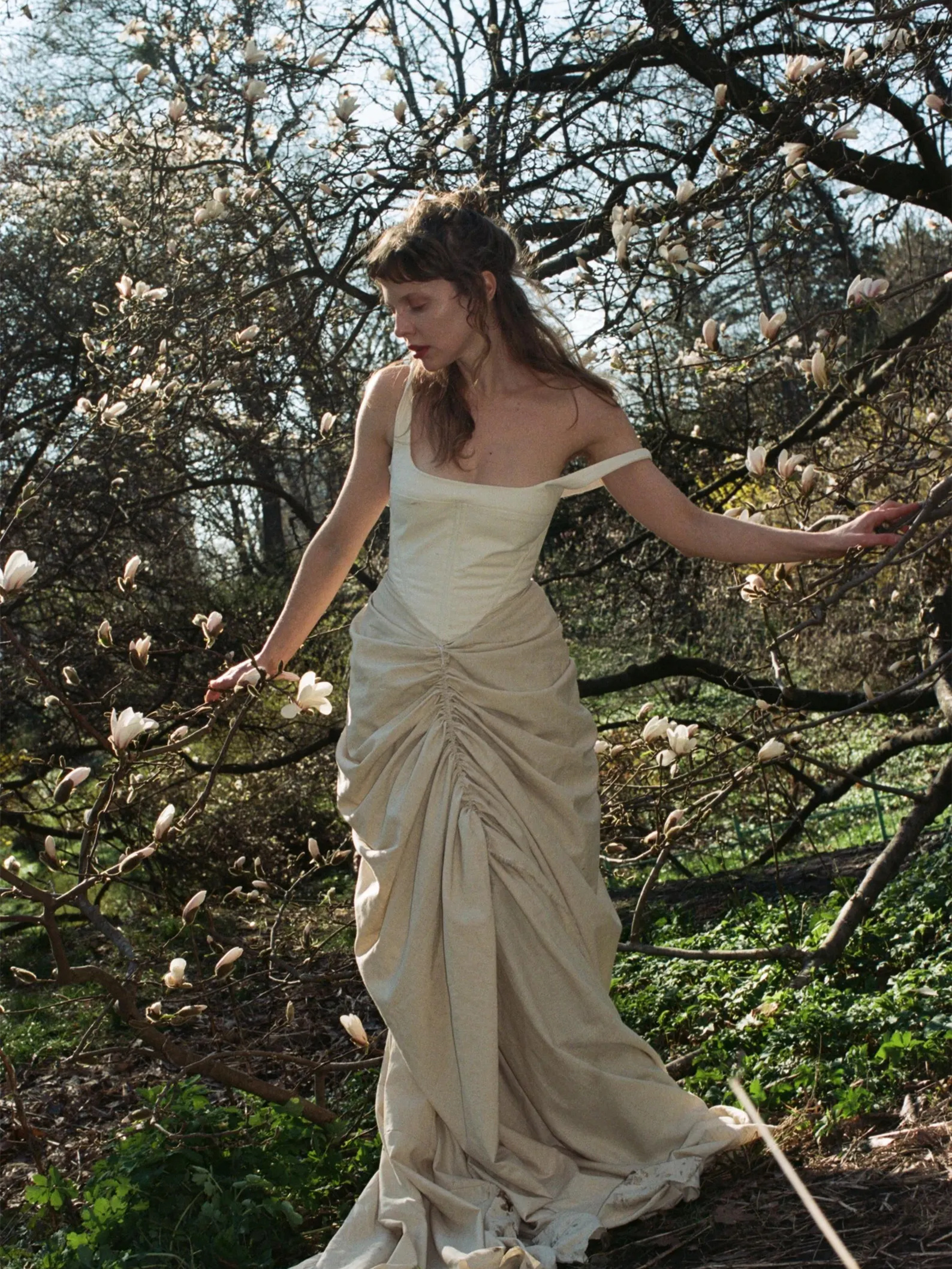 Vintage Cotton Bridal  Photoshoot Dress/Vintage Custome Dress