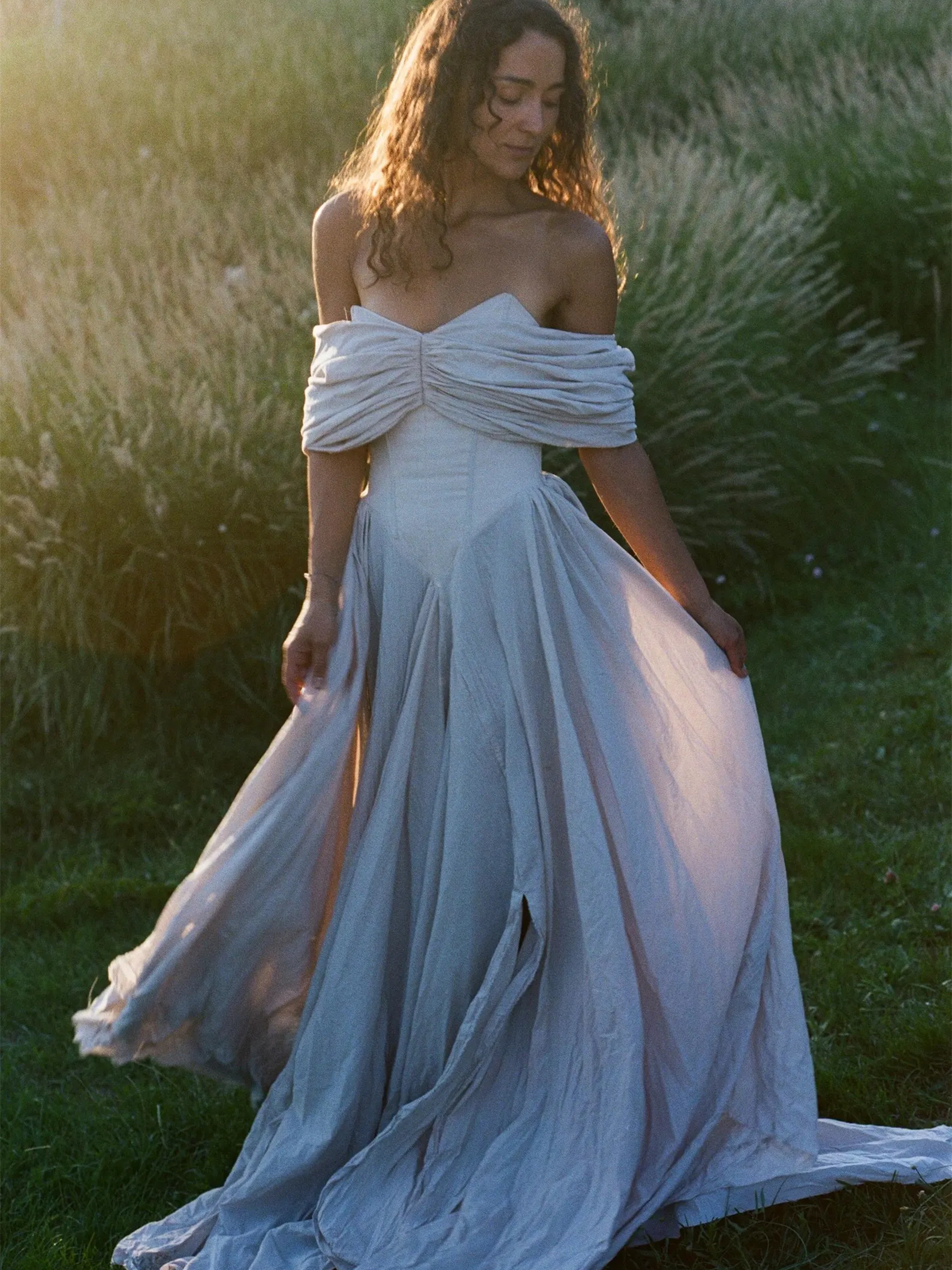 Vintage Cotton Bridal  Photoshoot Dress/Vintage Custome Dress