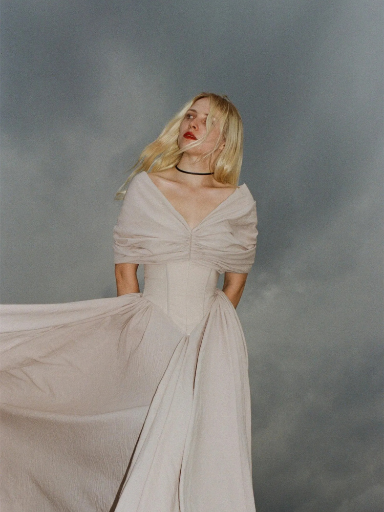 Vintage Cotton Bridal  Photoshoot Dress/Vintage Custome Dress