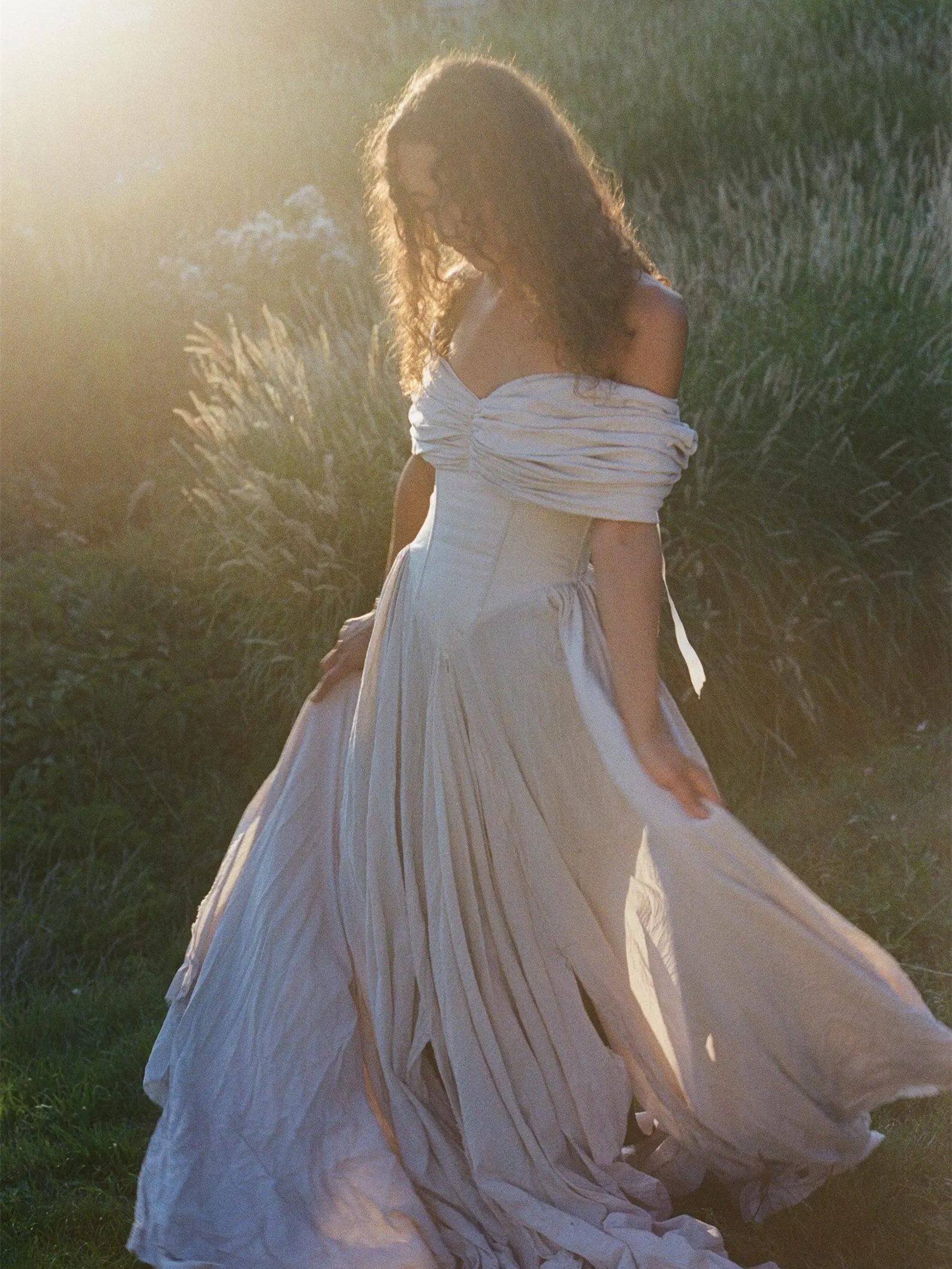 Vintage Cotton Bridal  Photoshoot Dress/Vintage Custome Dress