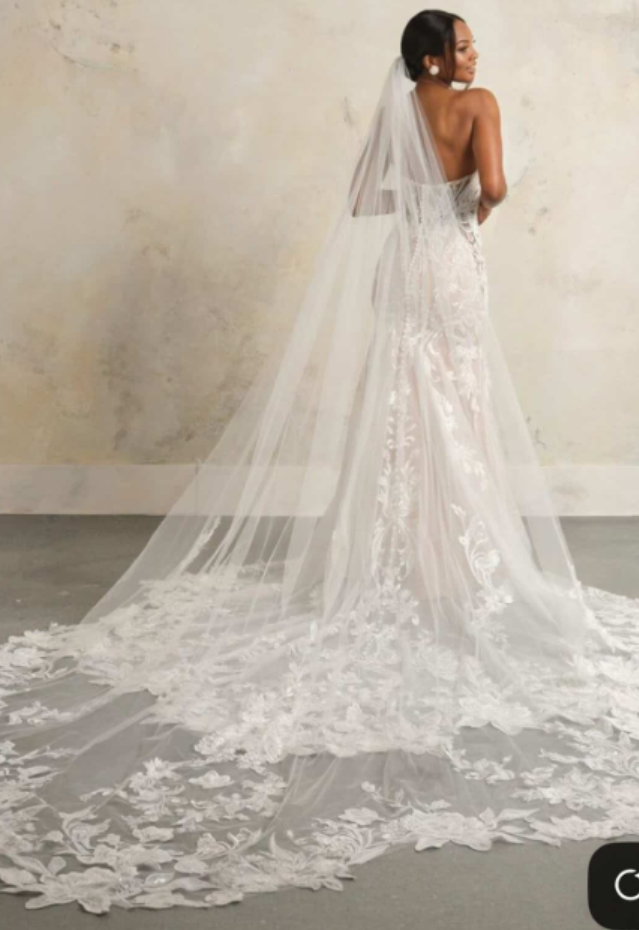 Custom The Mermaid Wedding Dress +veil For C
