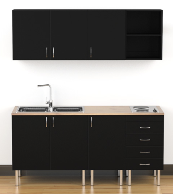 Black Wood Kitchen