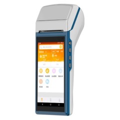 Android Handheld Smart Terminal Mobile touch POS with printer and 3G 4G sim card slot and NFC scanner