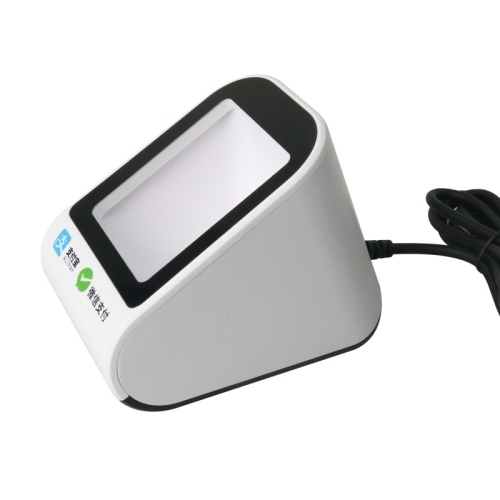 2D barcode scanner for payment can scan barcodes on media such as paper