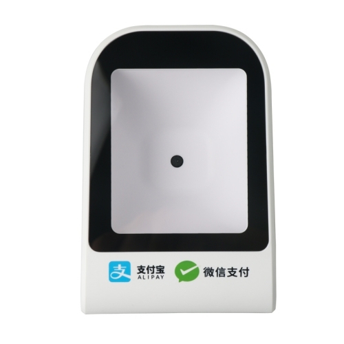 2D barcode scanner for payment can scan barcodes on media such as paper
