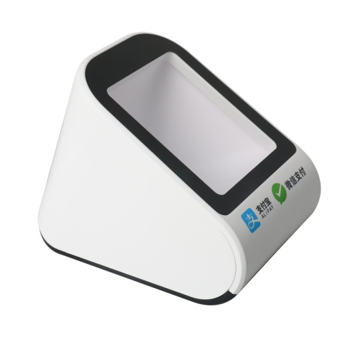 2D barcode scanner for payment can scan barcodes on media such as paper