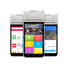 Mobile POS with Printer and Calling Function Phone barcode scanner Handheld PDA pda scanner