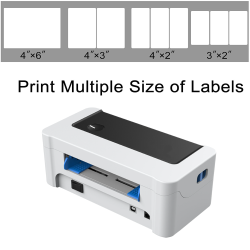 4inch barcode printer all in one label printer Paper Width 38-120mm