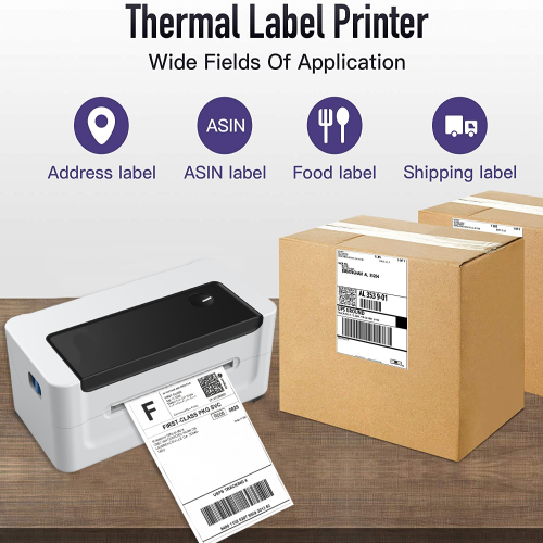 4inch barcode printer all in one label printer Paper Width 38-120mm