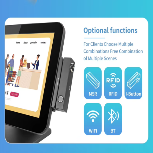 15inch Aluminum Alloy Foldable Touch POS Department Store Pos Machine 15 Inch Screen Aluminum Material Windows Systems Pos Terminal Point of Sales