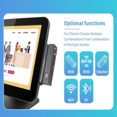 15inch Aluminum Alloy Foldable Touch POS Department Store Pos Machine 15 Inch Screen Aluminum Material Windows Systems Pos Terminal Point of Sales