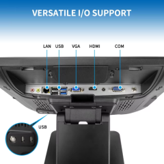 15inch Aluminum Alloy Foldable Touch POS Department Store Pos Machine 15 Inch Screen Aluminum Material Windows Systems Pos Terminal Point of Sales