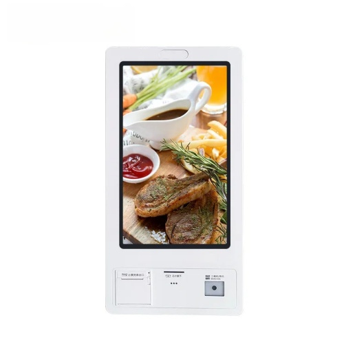 21.5inch Touchscreen Self-checkout Kiosk 21.5-inch 32 inch vertical wall mounted touch screen self-service ordering machine, payment and recharge hospital self-service terminal
