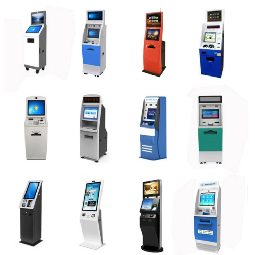21.5inch Touchscreen Self-checkout Kiosk 21.5-inch 32 inch vertical wall mounted touch screen self-service ordering machine, payment and recharge hospital self-service terminal