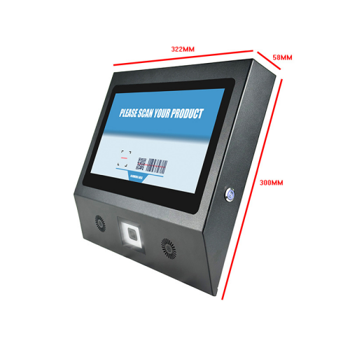 11.6inch Aluminum Alloy Price Checker with POE option Supermarket and shopping mall self-service price inquiry machine, product code barcode scanning inquiry machine, touch operated quick scanning device