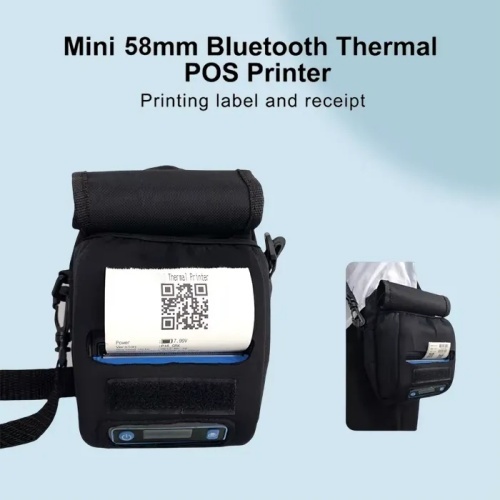 Portable Mini Wireless Thermal Barcode Printer Thermal Printer USB Wireless Portable Thermal Barcode Receipt Printer