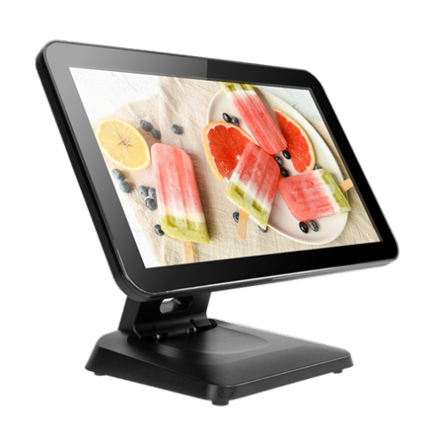 15.6inch BOE EDP capacitive Touchscreen 1366*768 Touch POS Terminal with Foldable Base Stand