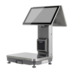 POS Terminal Scales 15.6" Capacitive Touchscreen Win10 8G RAM 128G SSD Cash Drawer Weighing Functions YOUYOU AI