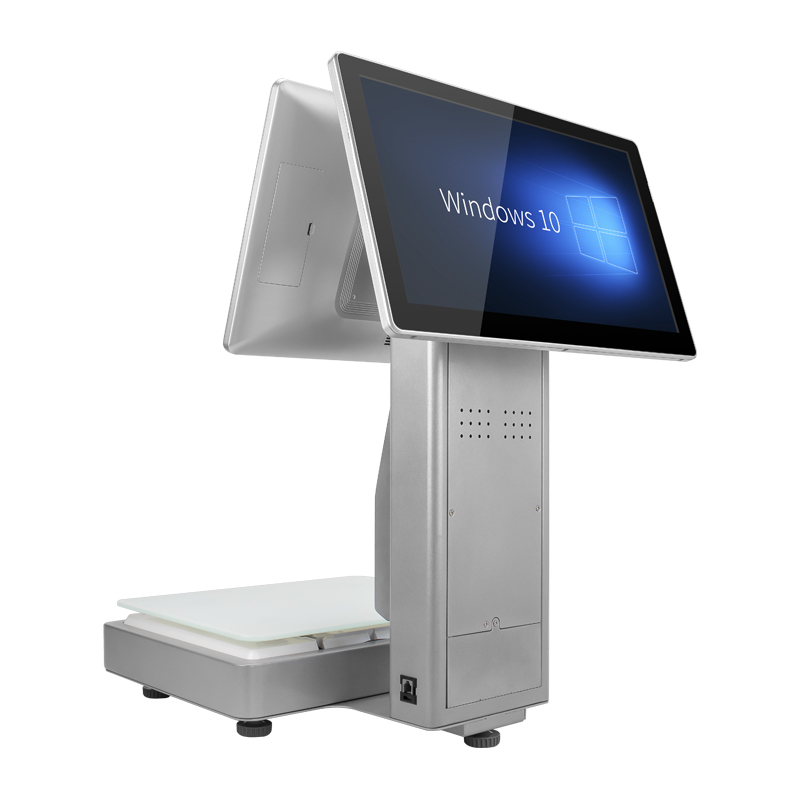fast auto cashier with weighing cash register pos scale weighing system ...