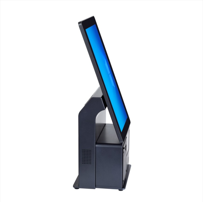 Self-service Kiosk with 15.6inch Screen and printer and Barcode Scanner