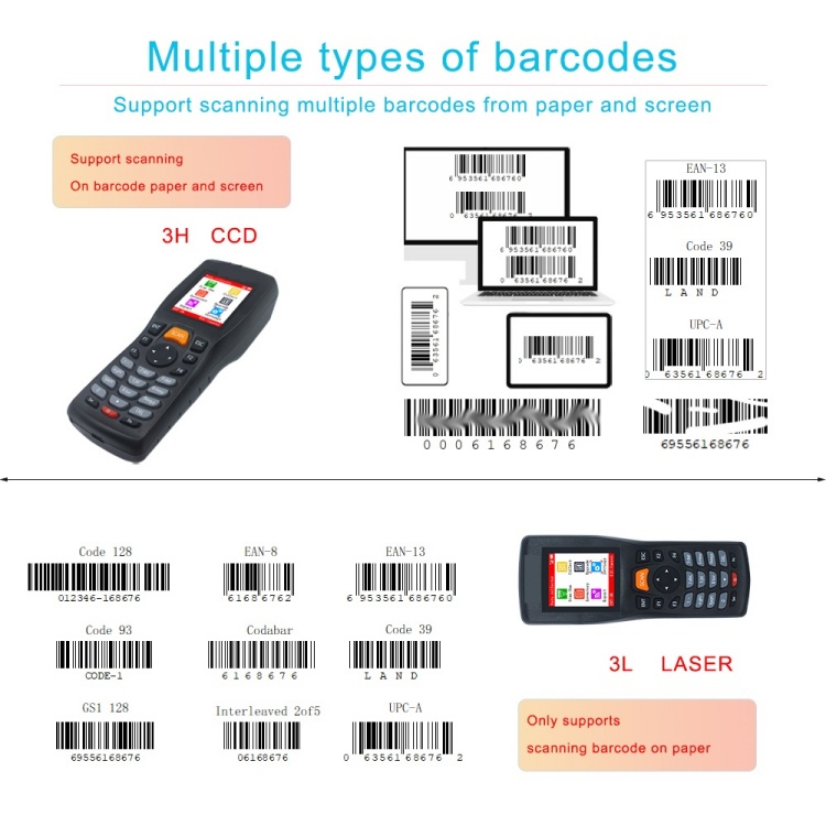 Wireless Barcode Data Collector Handheld PDA Private label
