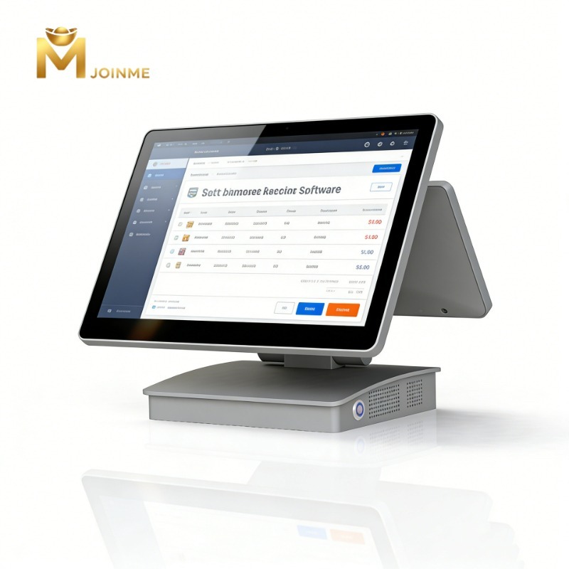 15.6”+11.6” Dual Screen Super Slim Foldable Aluminum Alloy POS Terminal