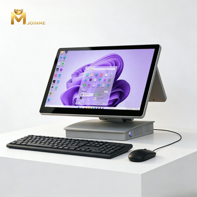 15.6”+11.6” Dual Screen Super Slim Foldable Aluminum Alloy POS Terminal