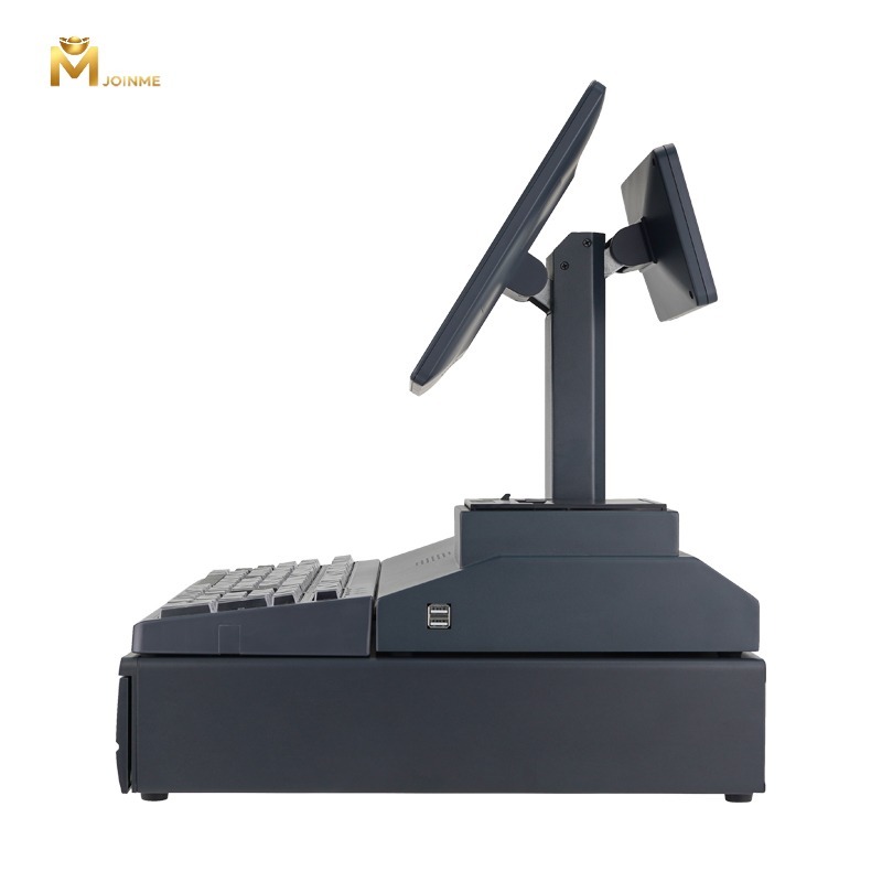 All-in-One Integrated POS Machine with Keyboard and Cash Drawer