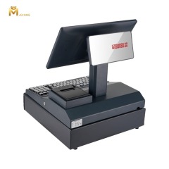 All-in-One Integrated POS Machine with Keyboard and Cash Drawer