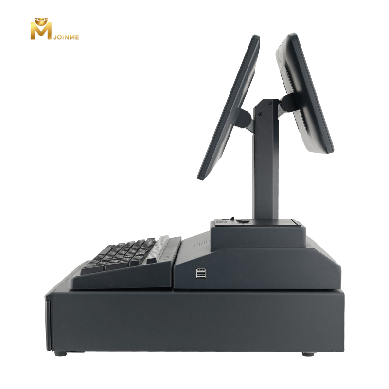 All-in-One Integrated POS Machine with Keyboard and Cash Drawer