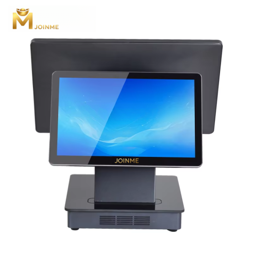 15.6inch capacitive touchscreen 1366*768 Dual Screen Touch POS with Aluminum Alloy Stand