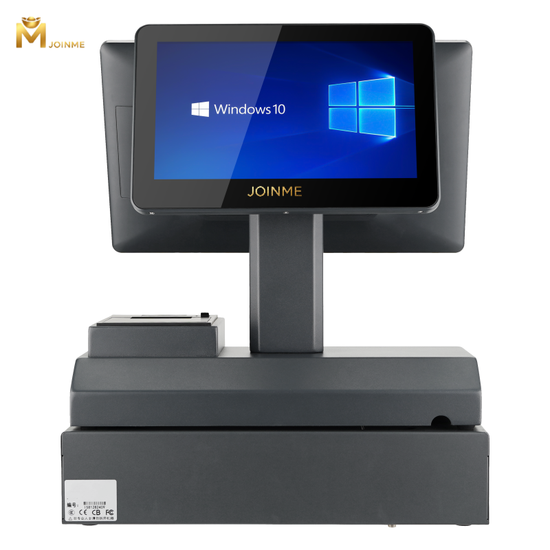 All-in-One Integrated POS Machine with Keyboard and Cash Drawer