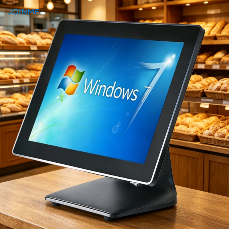 15inch LED screen Folding single touch screen all-in-one POS machine