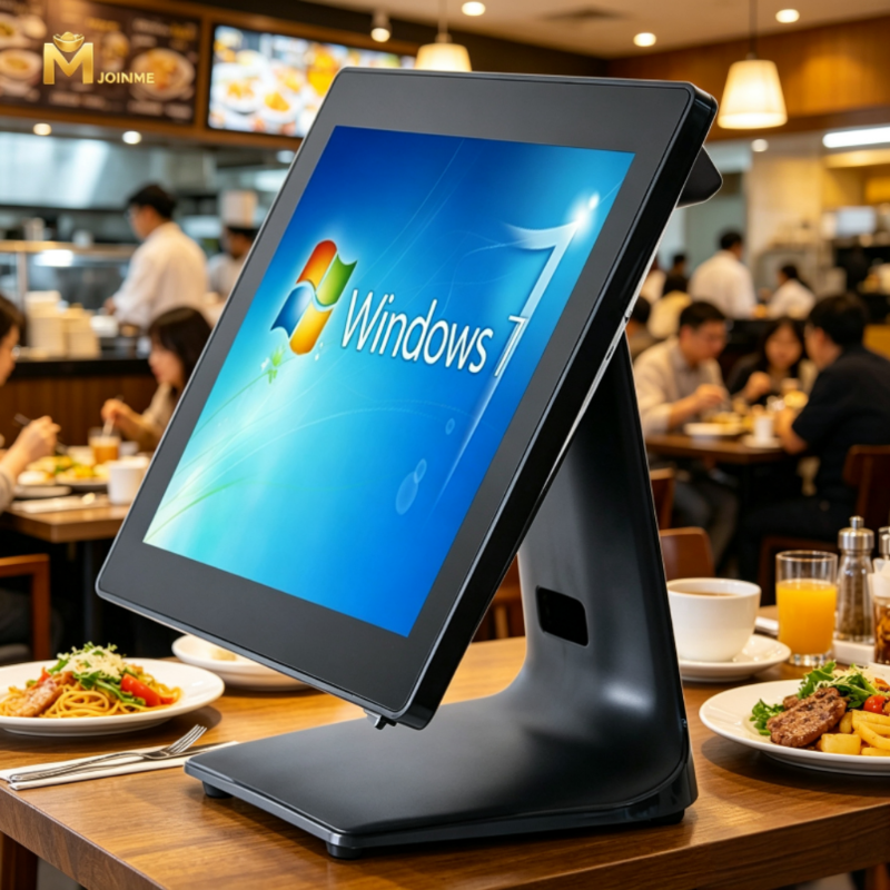 15inch LED screen Folding single touch screen all-in-one POS machine