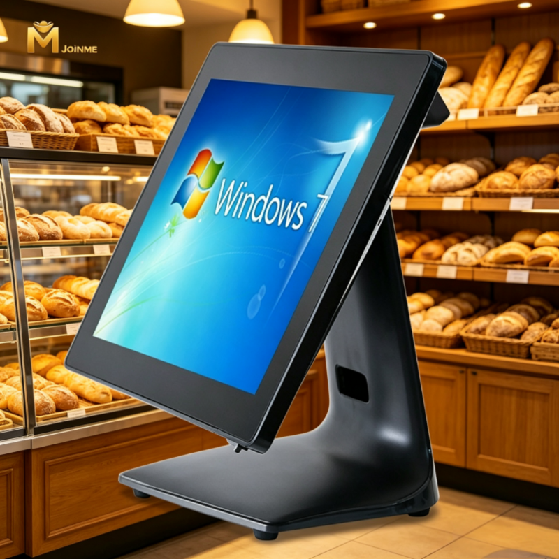 15inch LED screen Folding single touch screen all-in-one POS machine