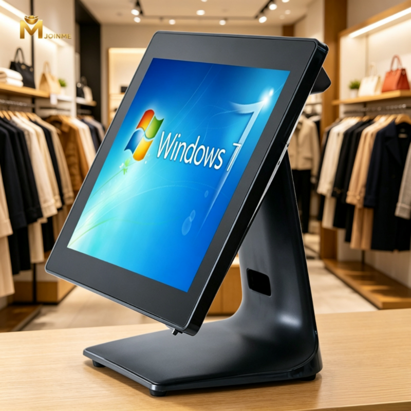 15inch LED screen Folding single touch screen all-in-one POS machine