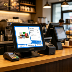 15inch Aluminum Alloy Foldable Touch POS Department Store Pos Machine 15 Inch Screen Aluminum Material Windows Systems Pos Terminal Point of Sales