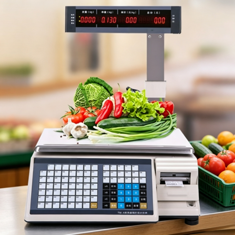 Weighing Scale for Supermarkets Electronic barcode scale, weighing platform scale, 3kg, 6kg, 15kg, 30kg electronic scale