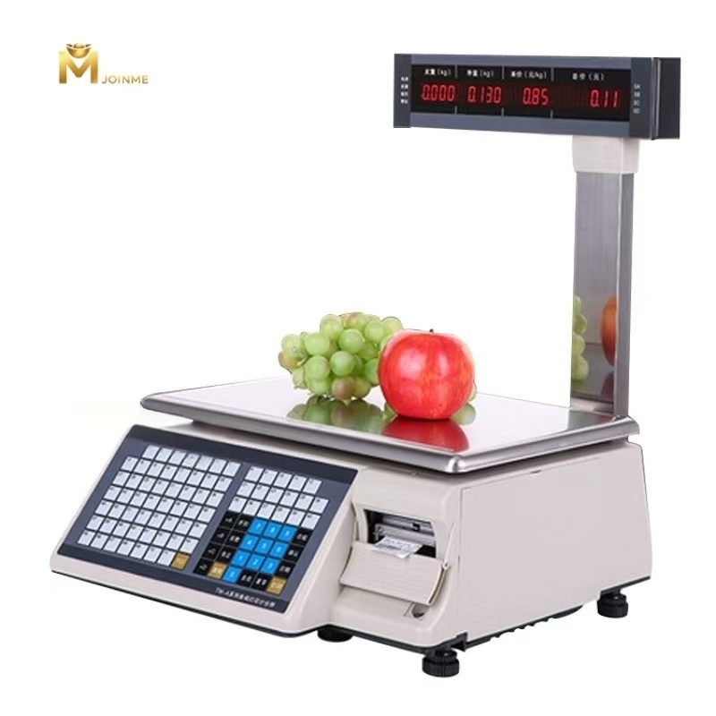 Weighing Scale for Supermarkets Electronic barcode scale, weighing platform scale, 3kg, 6kg, 15kg, 30kg electronic scale