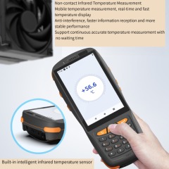 Android Handheld Terminal PDA QR Code Barcode Handheld Data Collector Logistics Gun Inventory Scanning Gun PDA