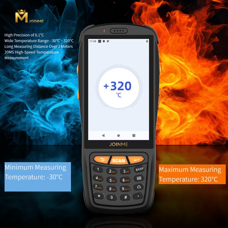 Android Handheld Terminal PDA QR Code Barcode Handheld Data Collector Logistics Gun Inventory Scanning Gun PDA