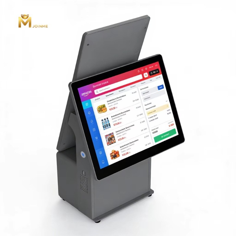 Self-service Kiosk with 15.6inch Screen and printer and Barcode Scanner