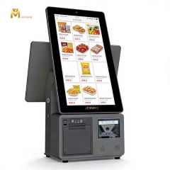 Self-service Kiosk with 15.6inch Screen and printer and Barcode Scanner