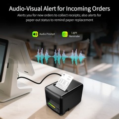 USB 80mm Thermal Receipt Ticket Printer for POS Cashier Supermarket Restaurant Mini Printing Machine