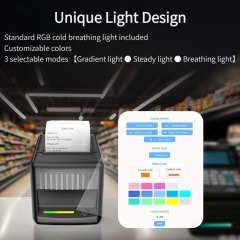 USB 80mm Thermal Receipt Ticket Printer for POS Cashier Supermarket Restaurant Mini Printing Machine