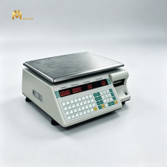 Barcode Printing Scale with 40KGS Capacity, Printer and Dual Screen
