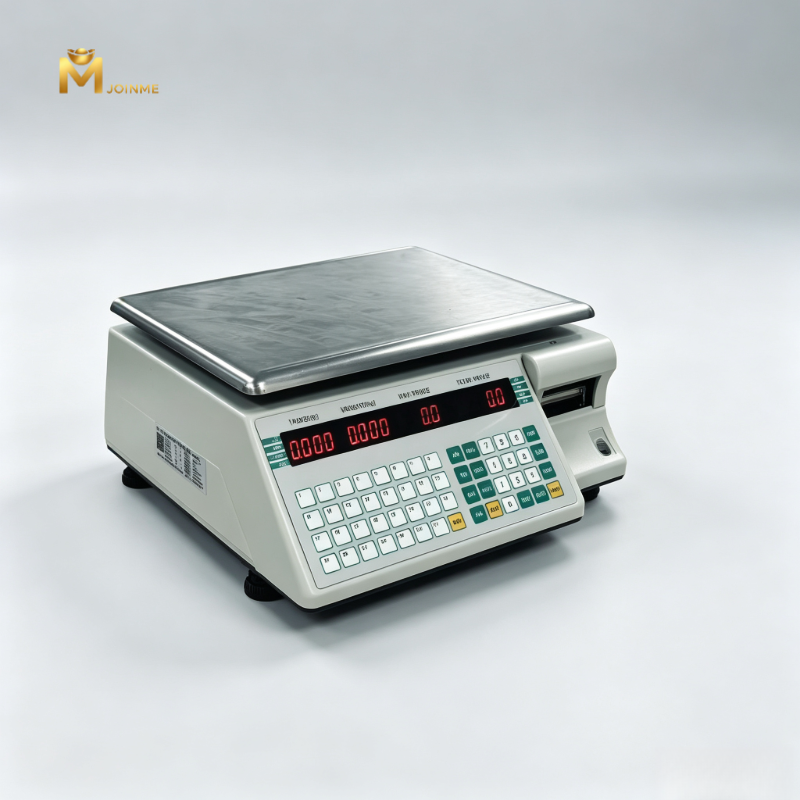 Barcode Printing Scale with 40KGS Capacity, Printer and Dual Screen