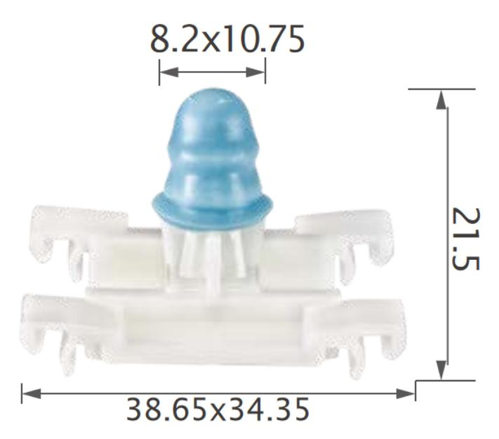 20pcs VW Door side moulding